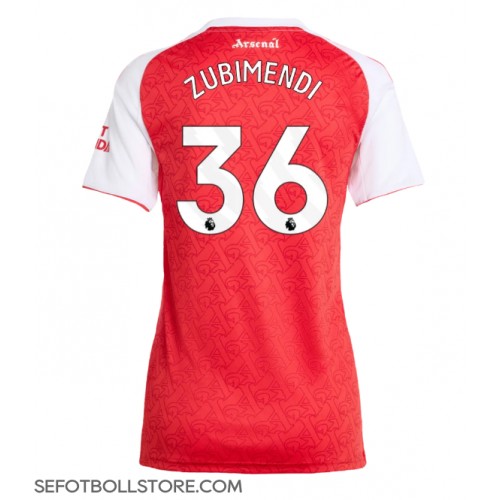 Arsenal Martin Zubimendi #36 Replika Hemmatröja Dam 2025-26 Kortärmad